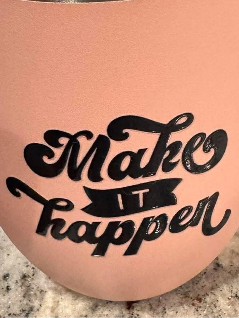 Hand Crafted insulated pink